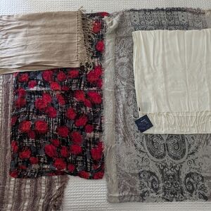 Scarf / Wrap Collection / Lot (5)